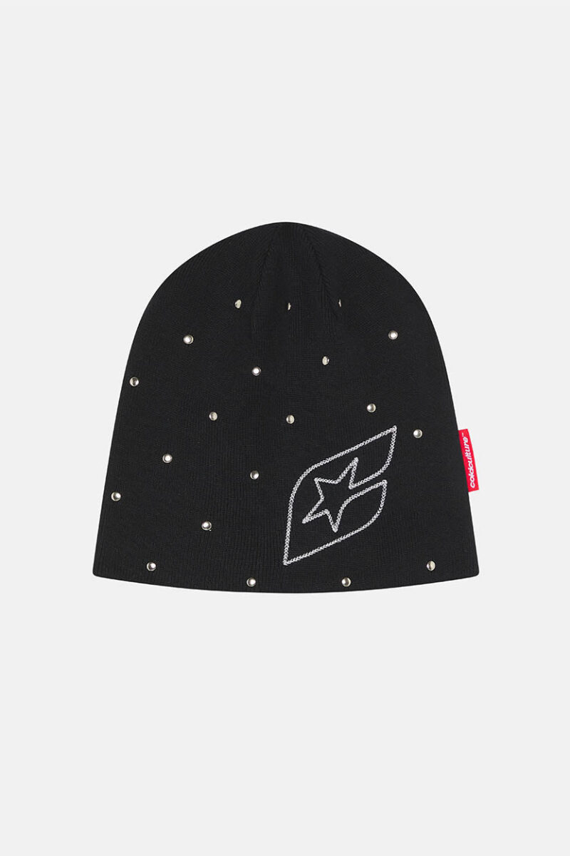 STUDS BEANIE BLACK