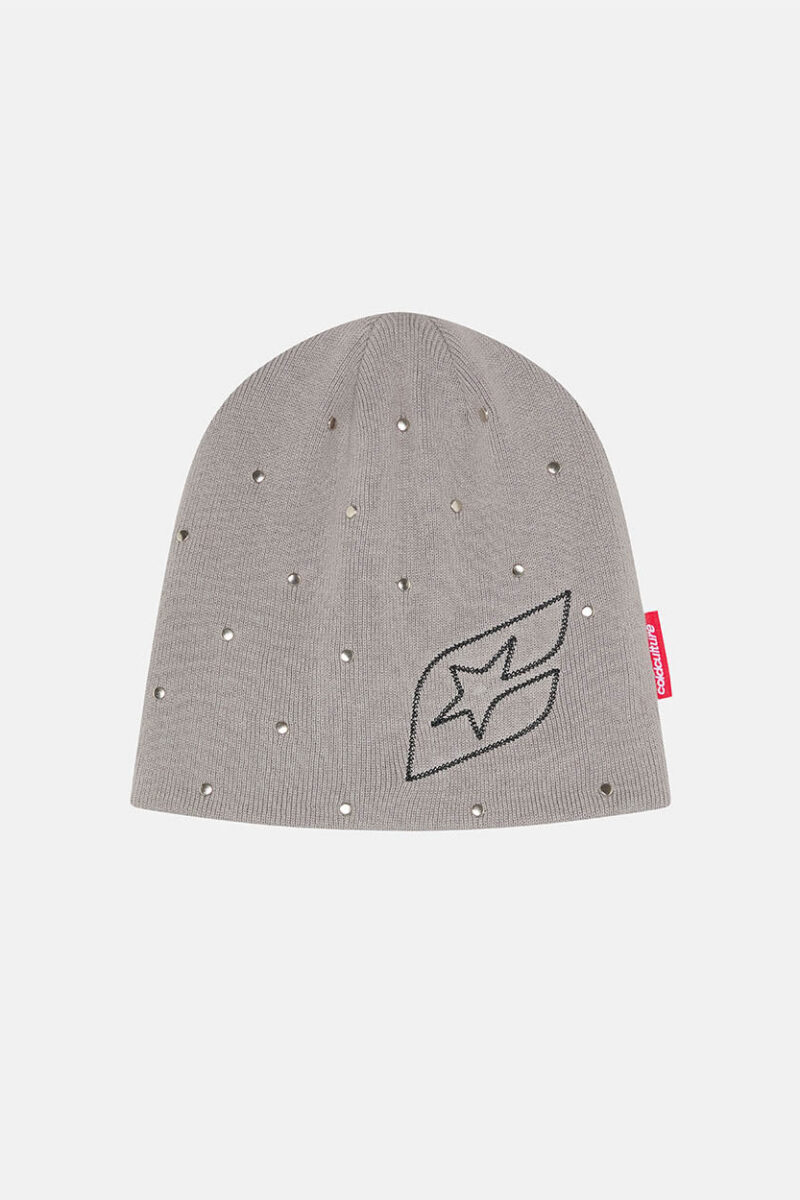 STUDS BEANIE GREY