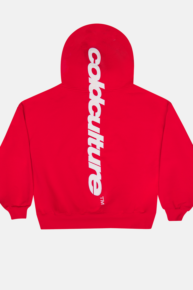 VERTICAL HOODIE RED