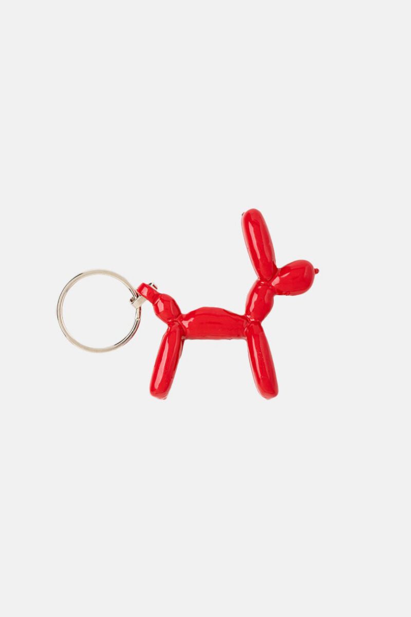 BALLOON DOG RED KEYCHAIN