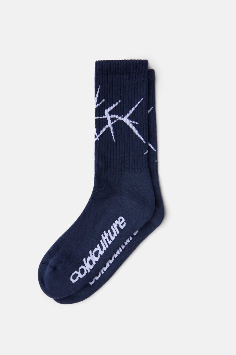 BRAMBLES SOCKS DARK BLUE/WHITE