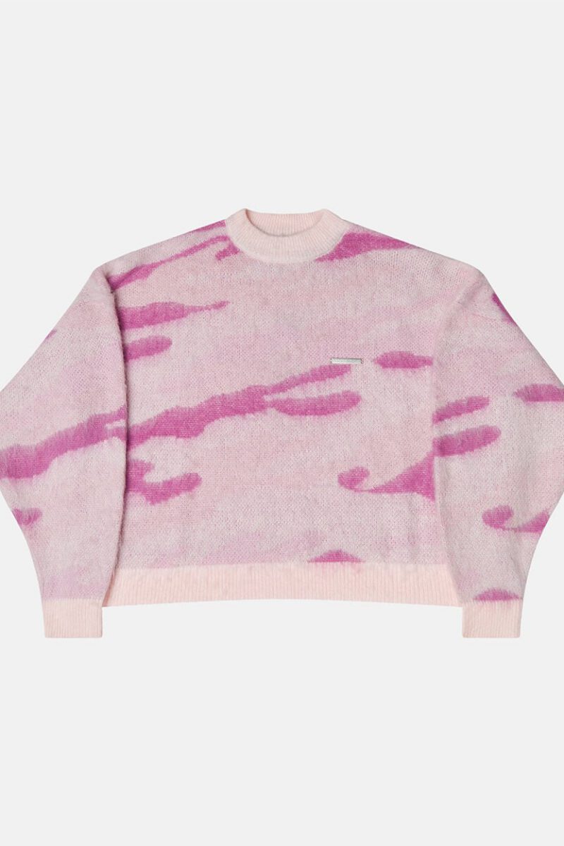 CAMO KNITWEAR PINK