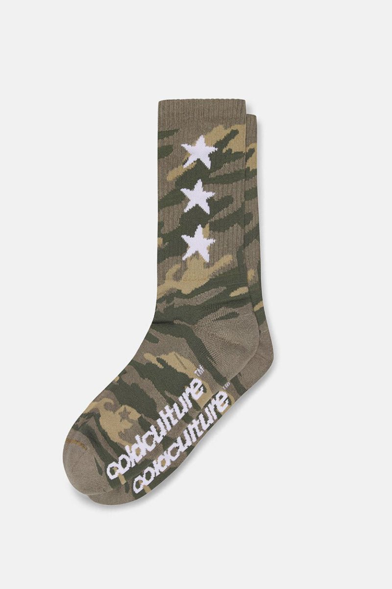 CAMO SOCKS DARK GREEN
