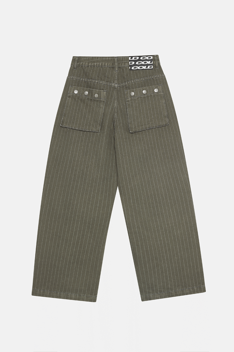 CASINO PANTS GREEN DENIM