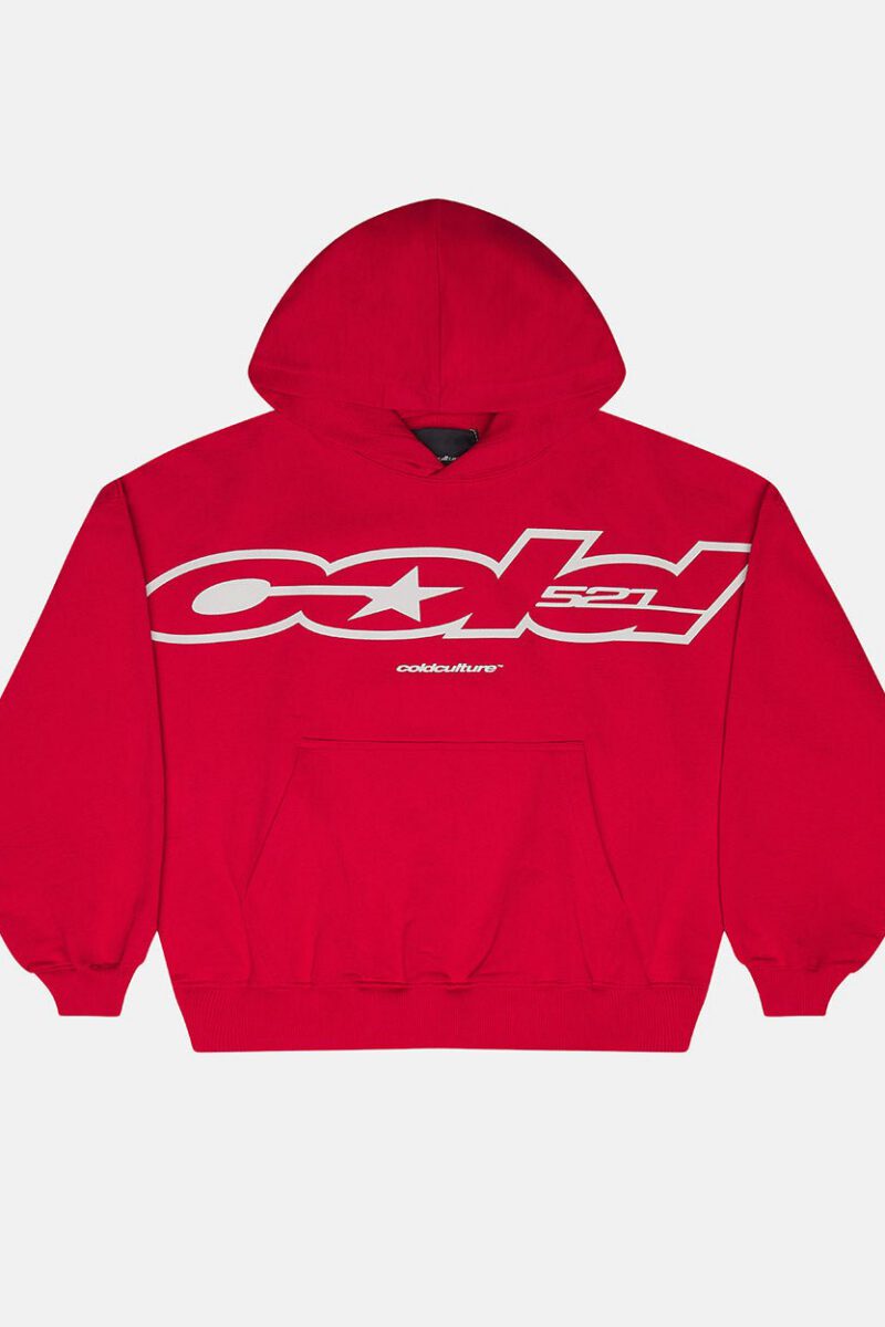 COLD 521 HOODIE RED