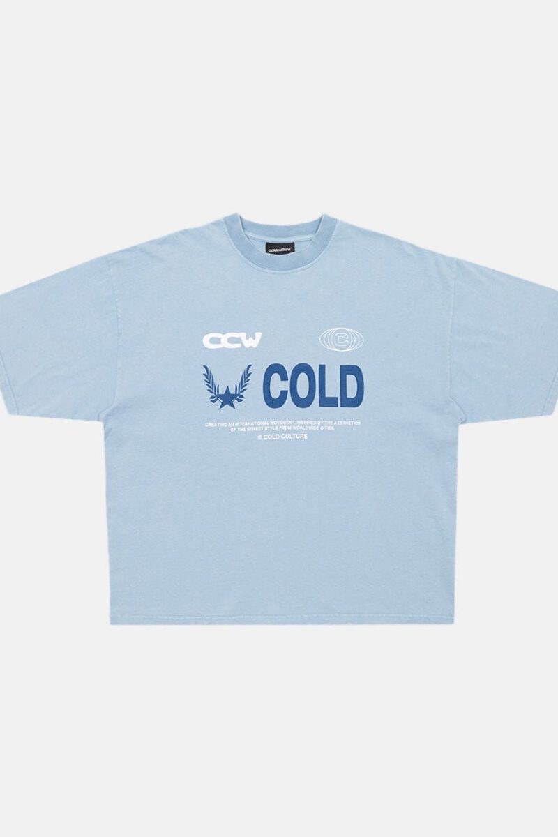 COMPANY TEE SHADY BLUE