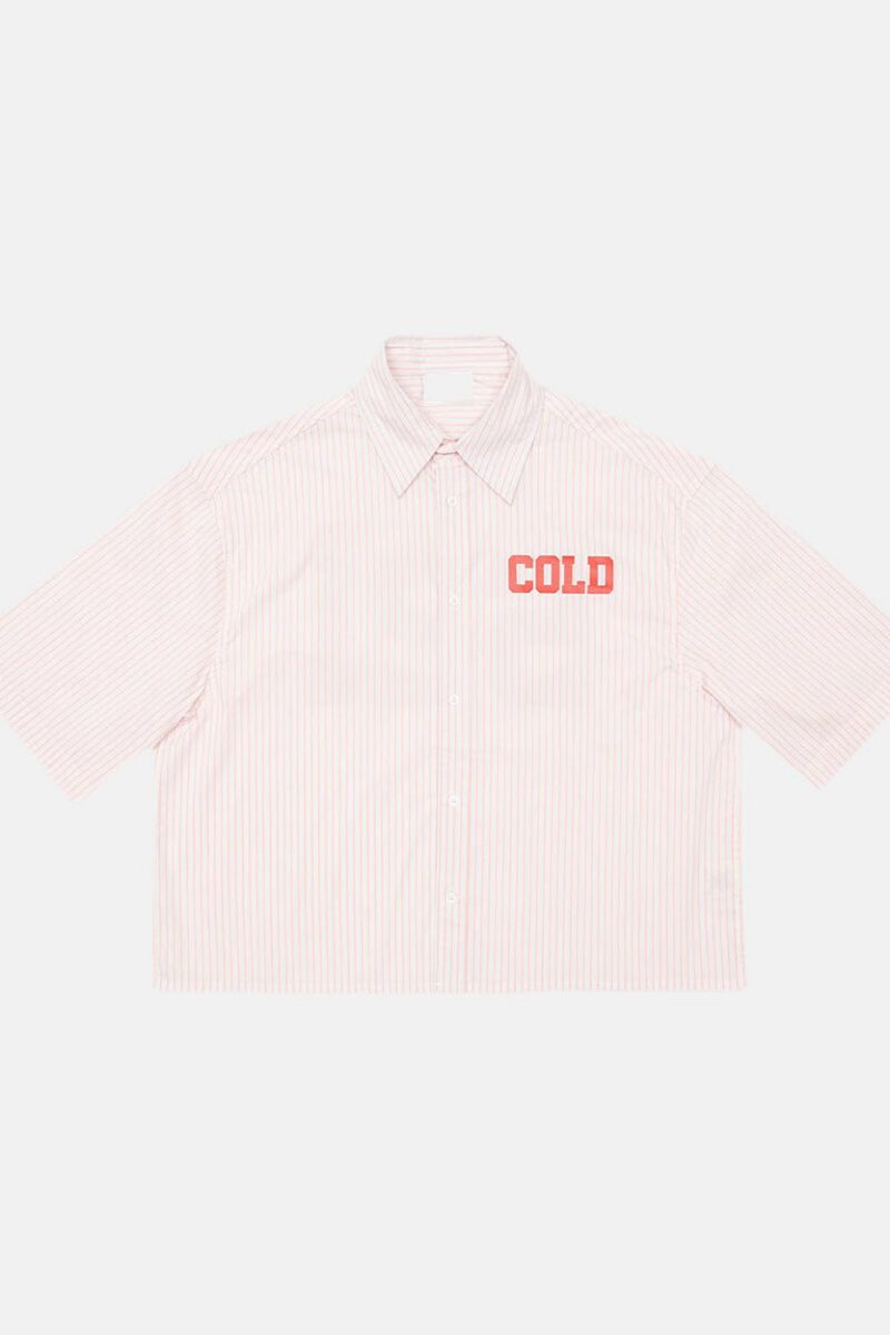COUNTDOWN SHIRT PINK STRIPES
