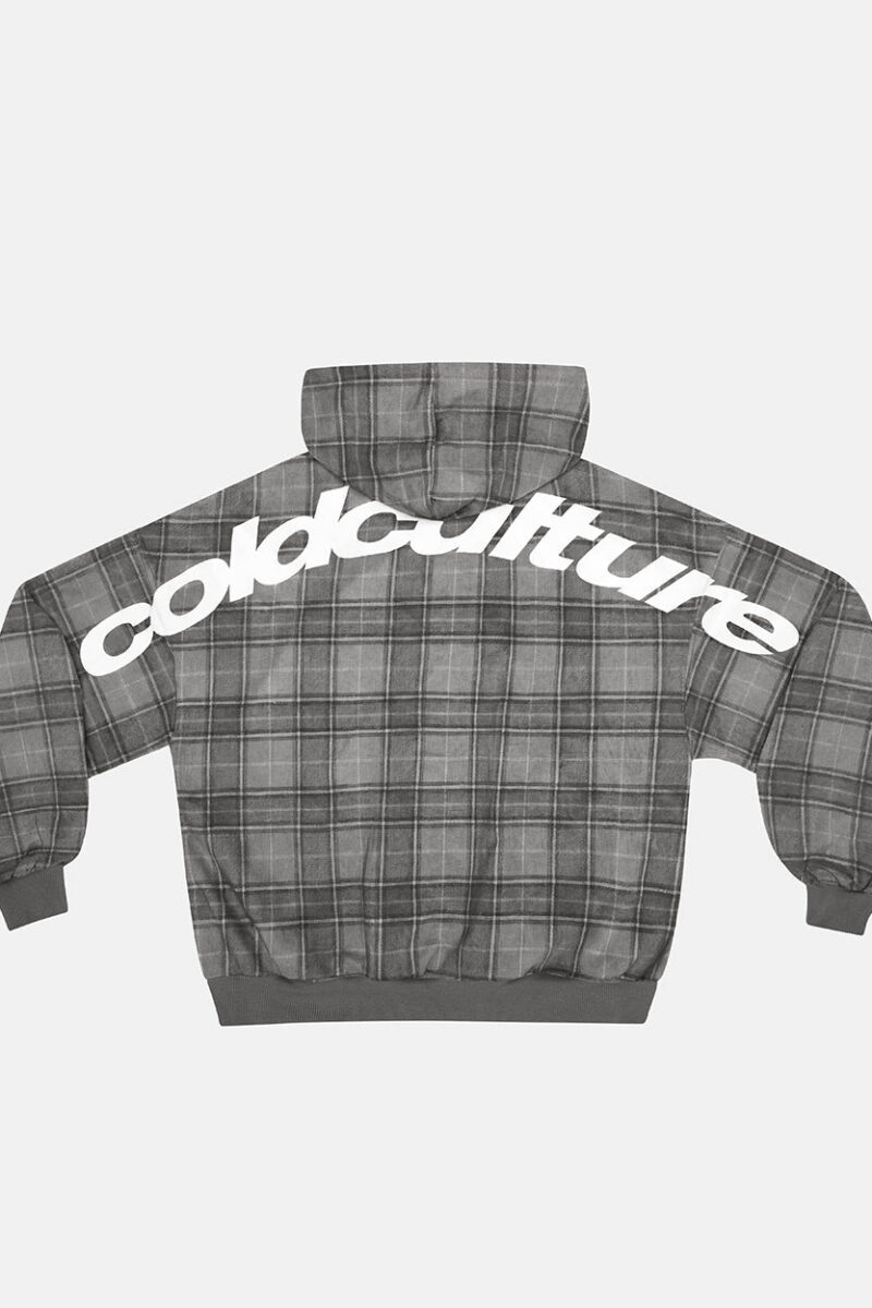 CURVED DRIFT HOODIE TARTAN