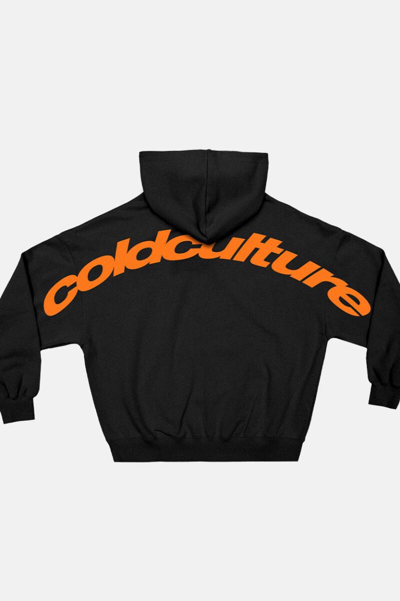CURVED HOODIE BLACK
