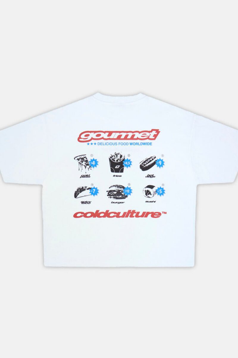 GOURMET TEE WHITE