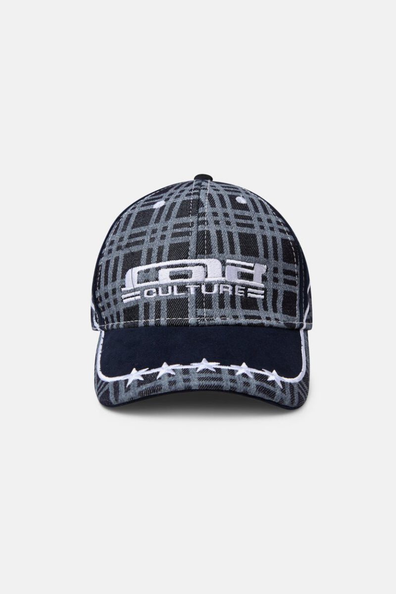 GRID CAP DARK BLUE