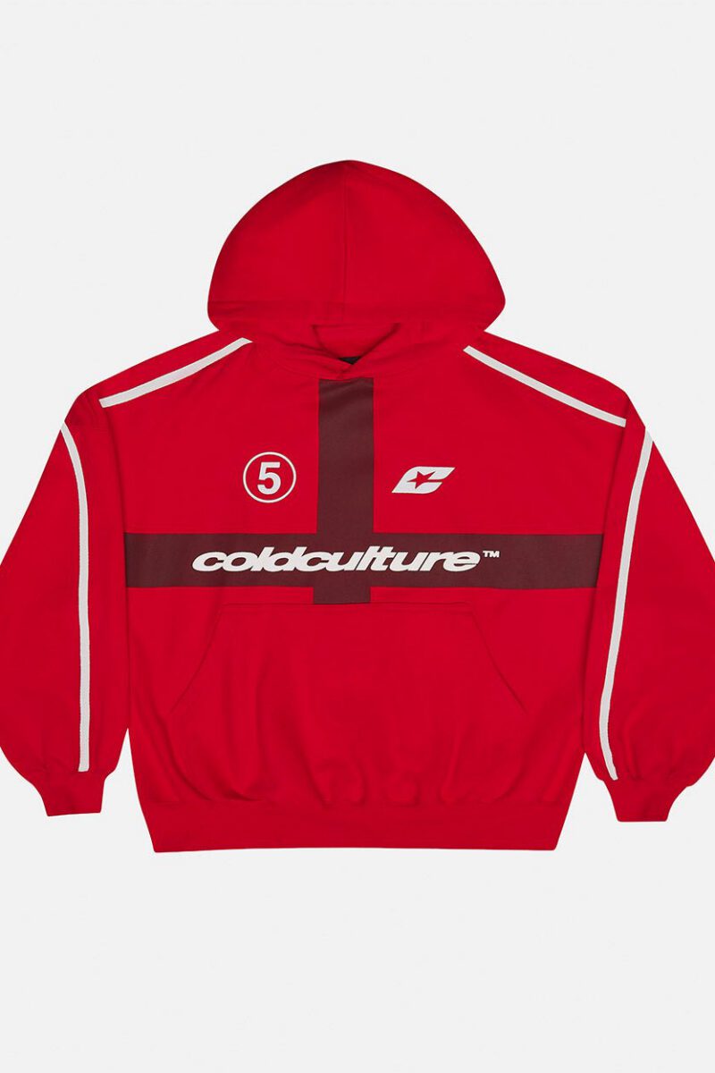 HIT THE TARGET HOODIE RED