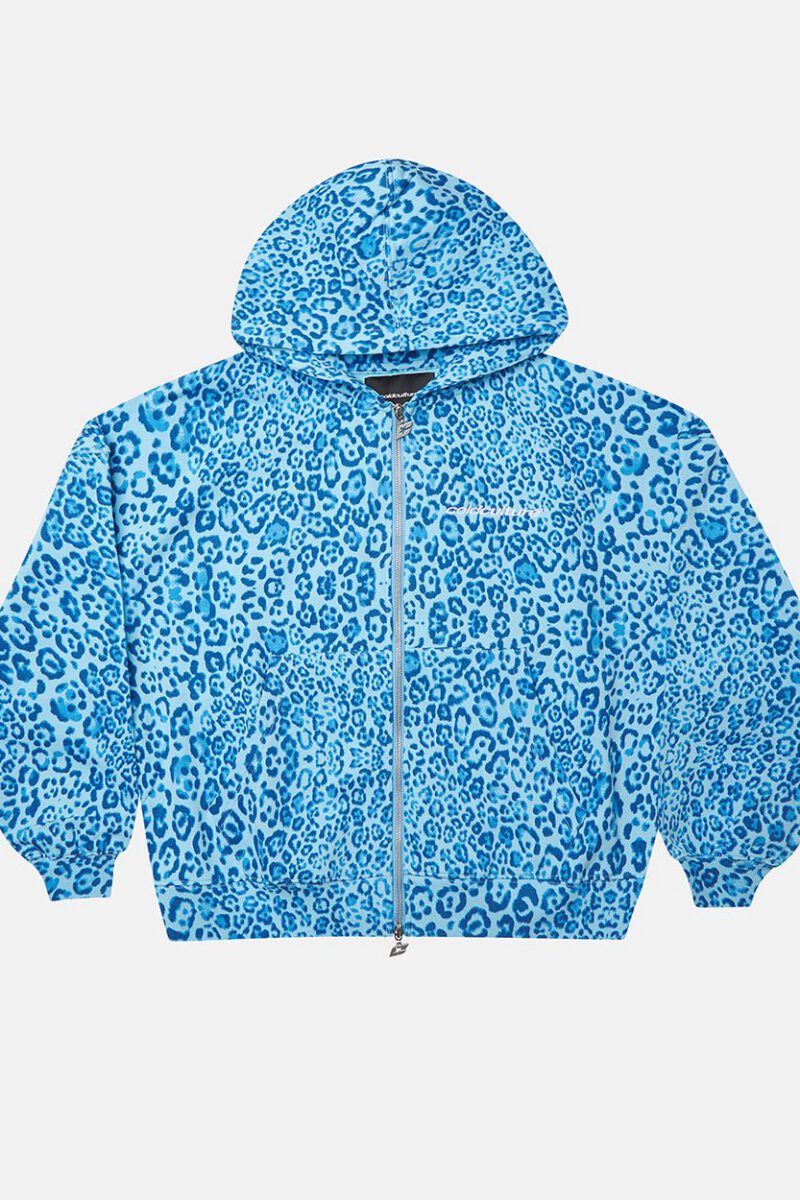 NOCTURNE BEAST ZIP HOODIE BLUE