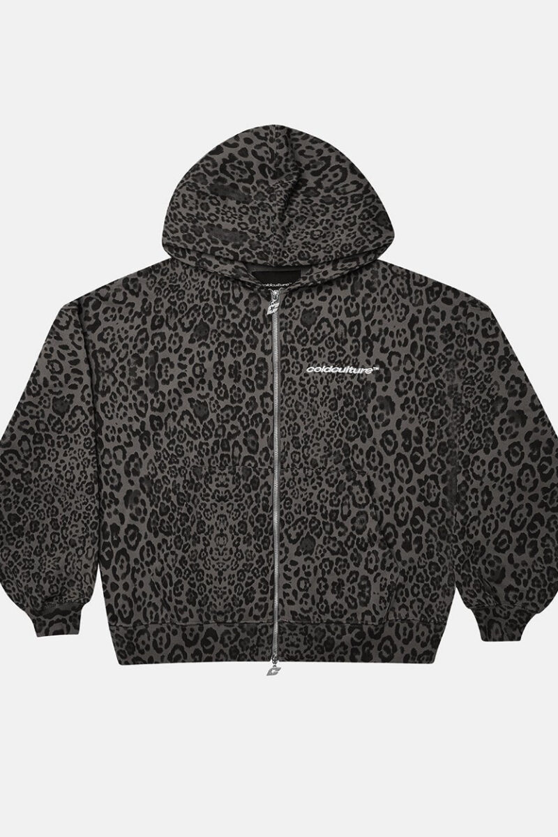 NOCTURNE BEAST ZIP HOODIE DARK GREY