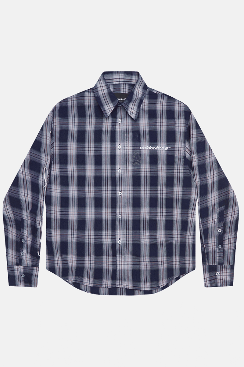 ON MY WAY LONGSLEEVE SHIRT BLUE