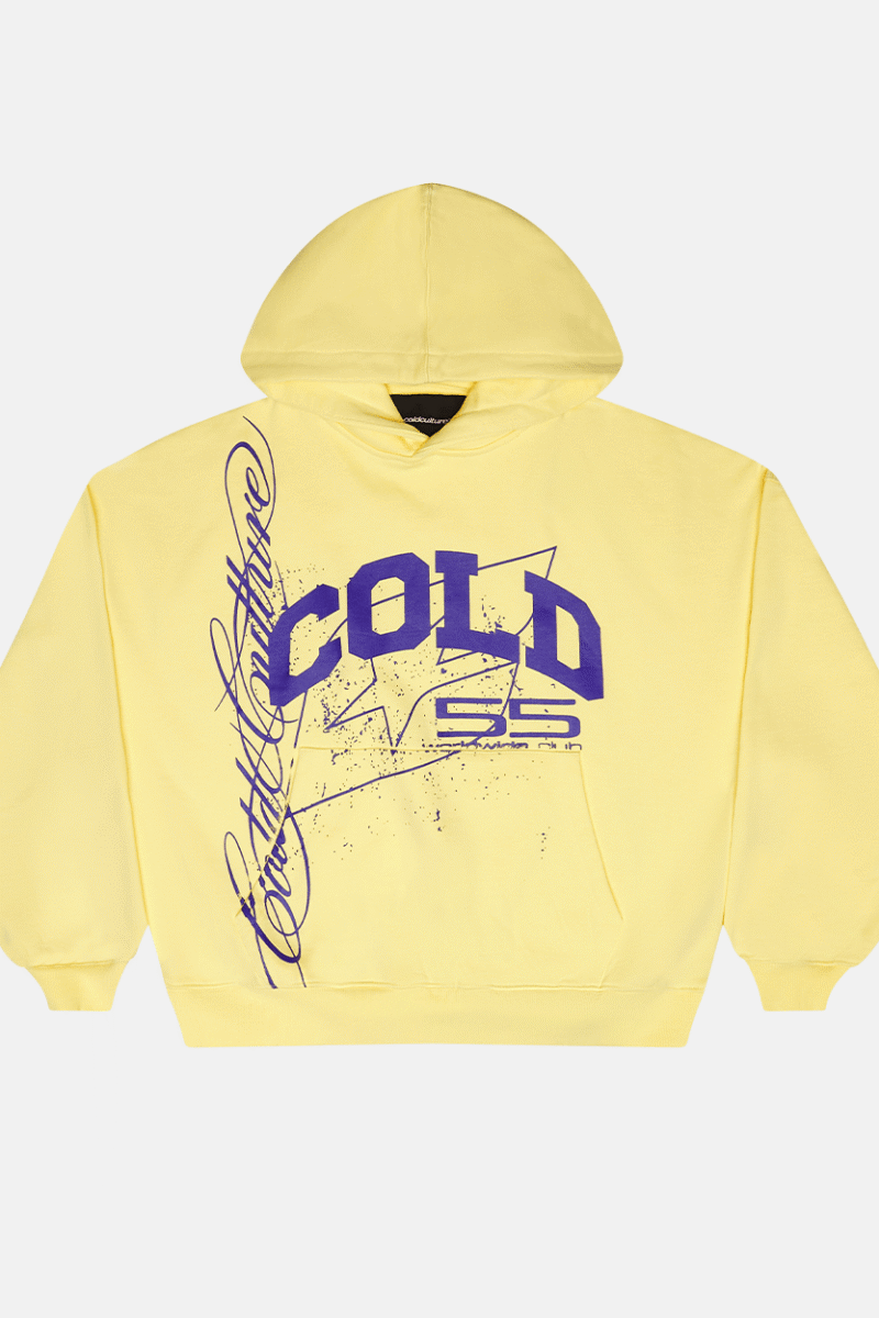 ON ROAD HOODIE YELLOW & BLUE