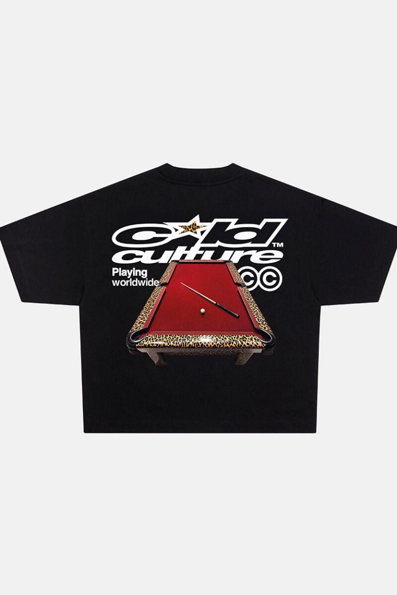 PLAYING WORLDWIDE TEE BLACK