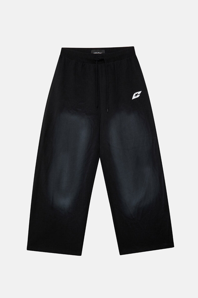 SAVAGE WASHED PANTS BLACK & WHITE