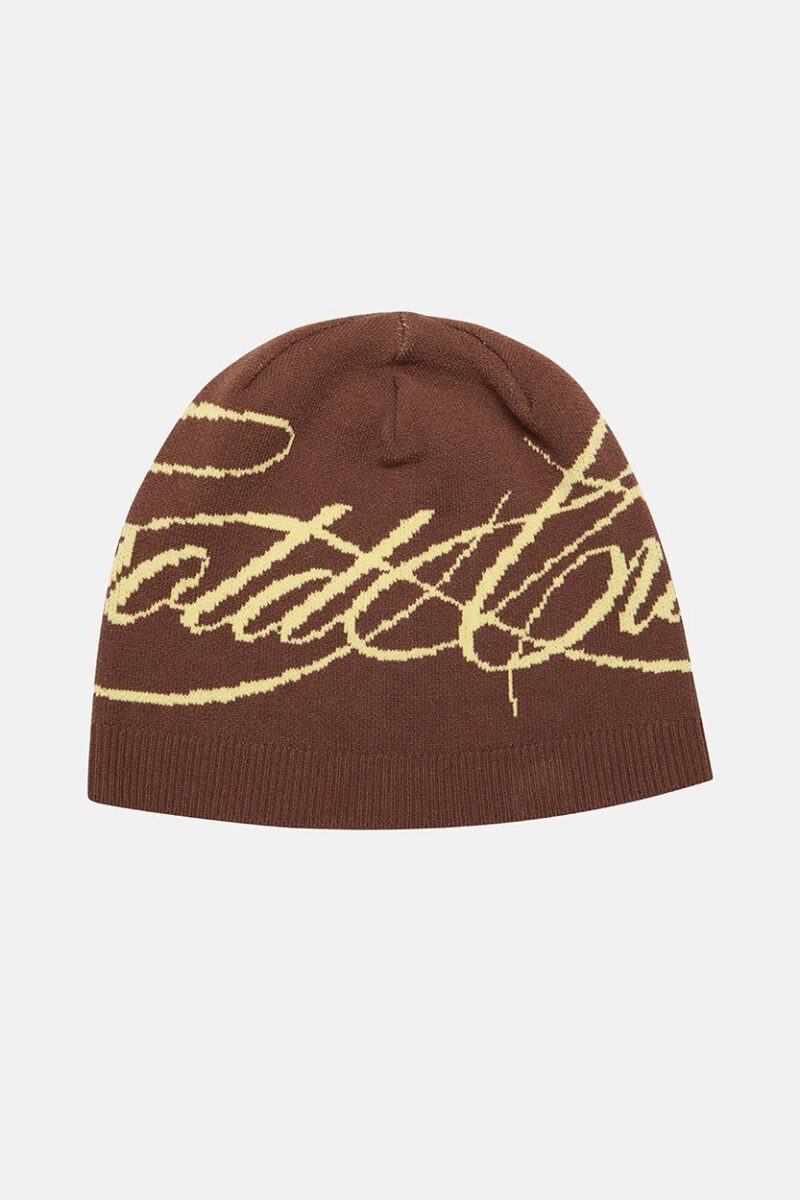 SCRIPT BEANIE BROWN