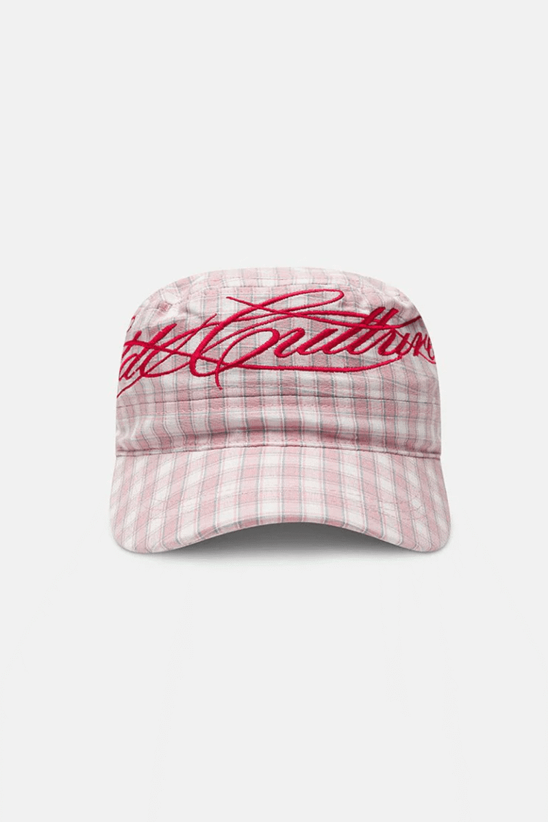 SCRIPT CAP PINK