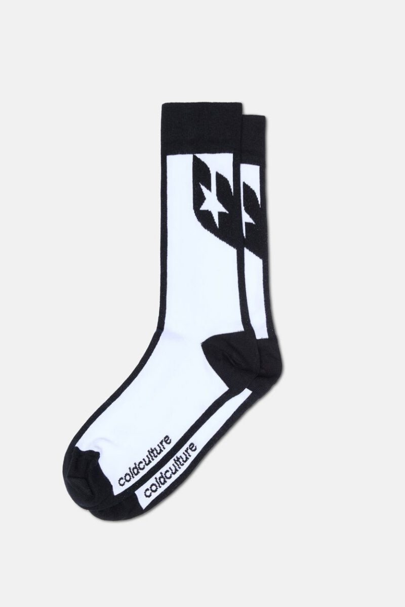 SILHOUETTE SOCKS BLACK/ WHITE