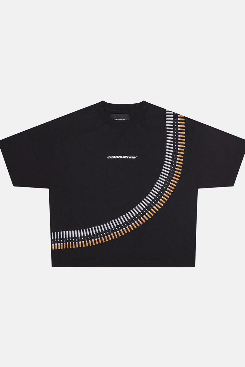 SMOKE BULLETS TEE BLACK