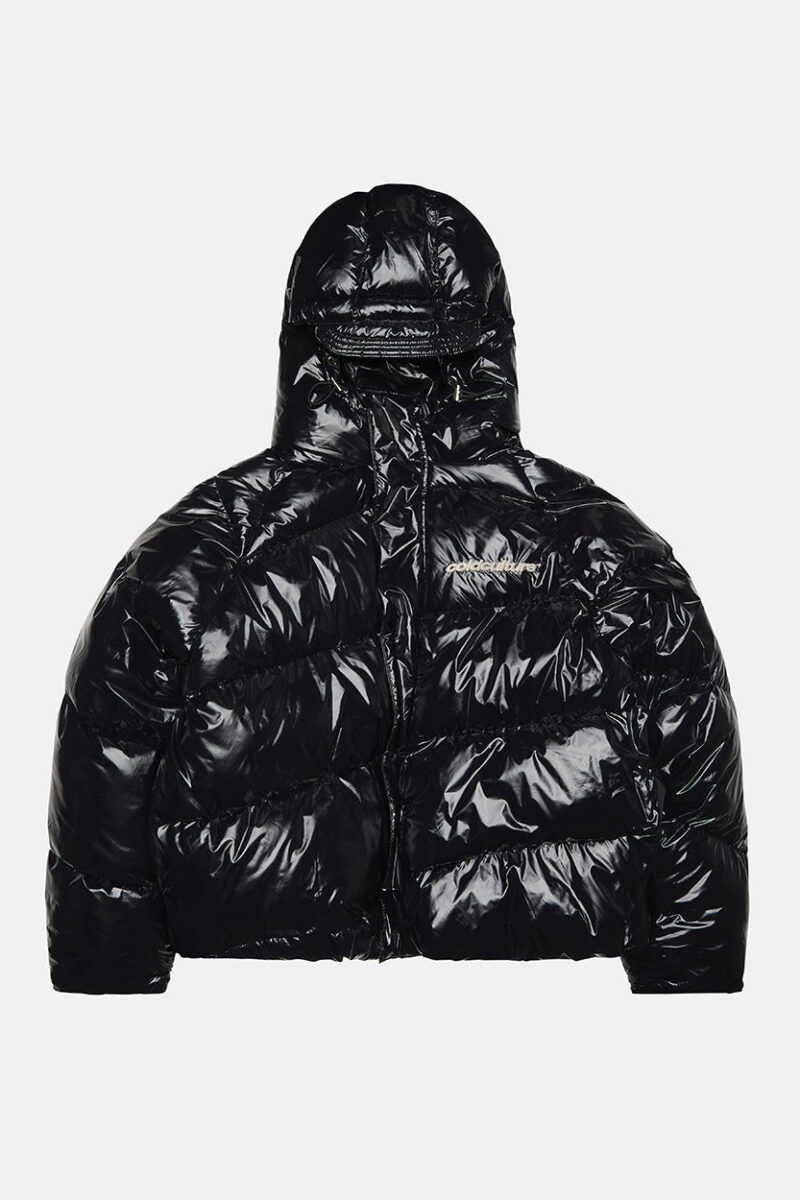 SPIRAL PUFFER GLOSSY BLACK