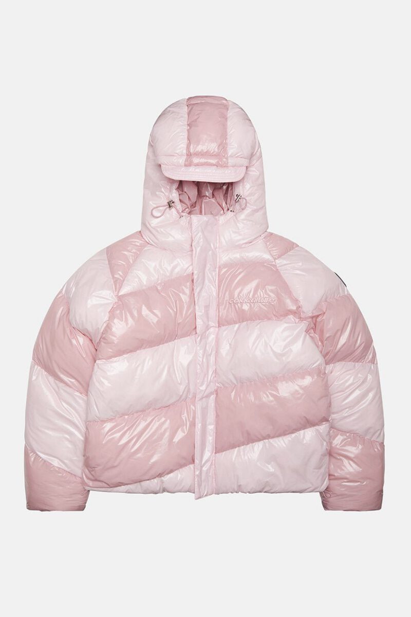 SPIRAL PUFFER GLOSSY PINK MIX