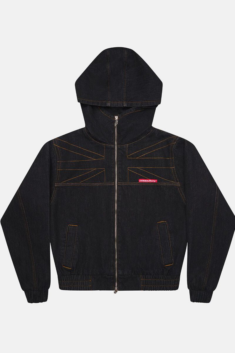 TOP BOY JACKET BLACK DENIM