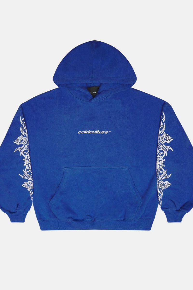 TRIBAL HOODIE BLUE