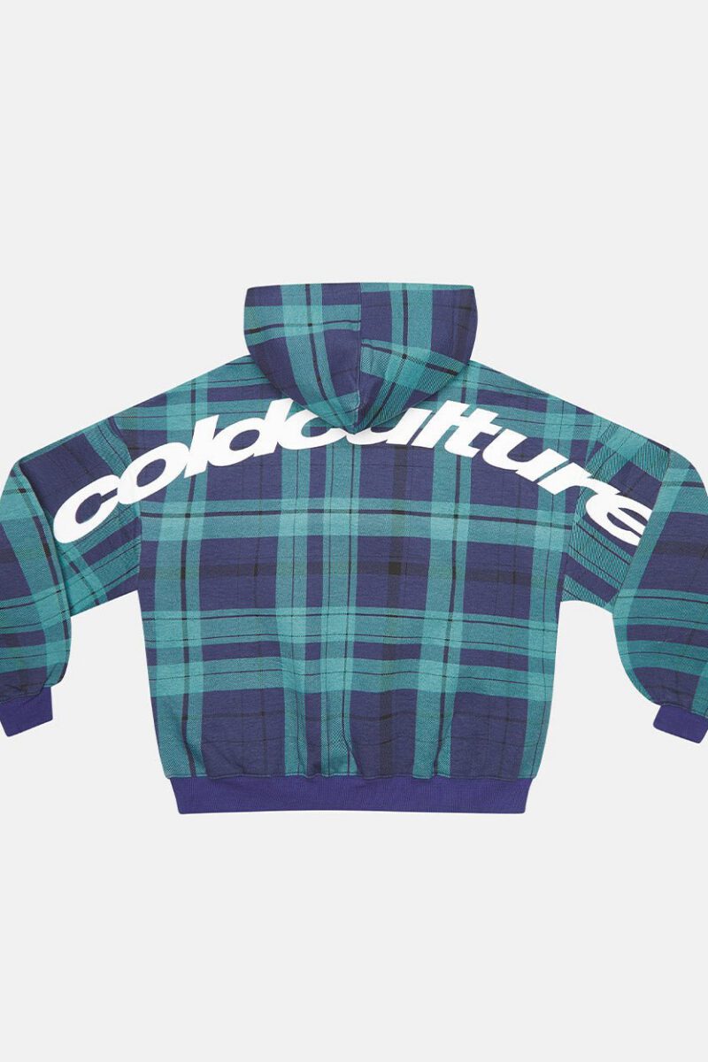 TWO FACES HOODIE NAVY & GREEN