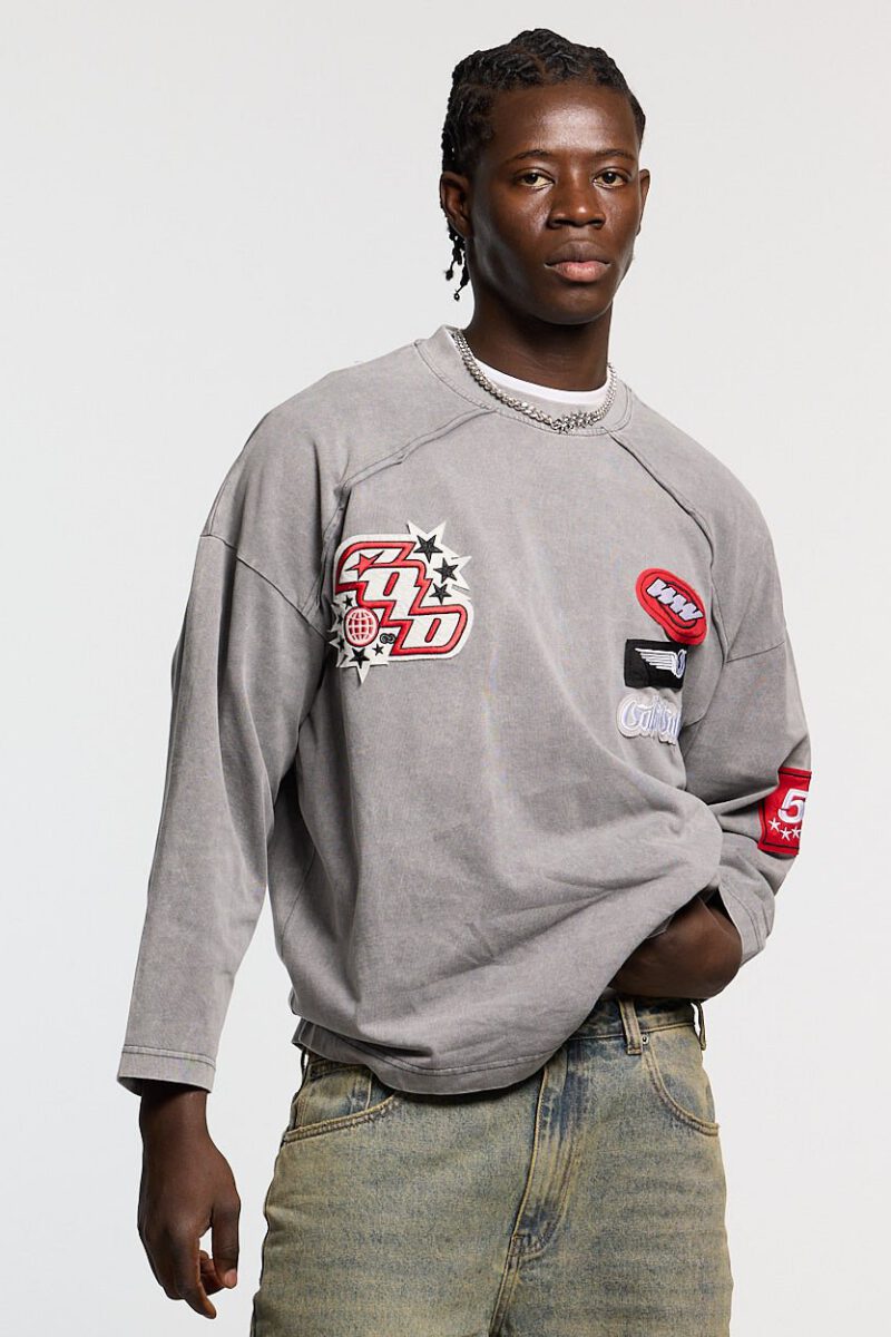 WALKER LONGSLEEVE LIGHT GREY