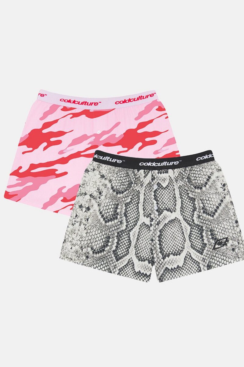 WILD CAMO & SNAKE BOXERS