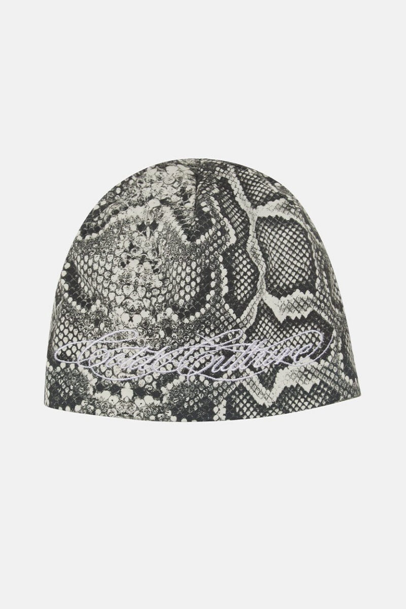 WILD SCRIPT BEANIE SNAKE