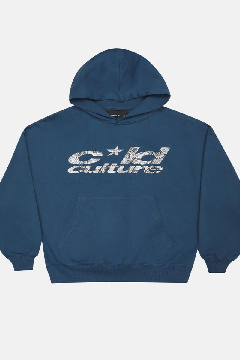 WILD SNAKE HOODIE NAVY BLUE