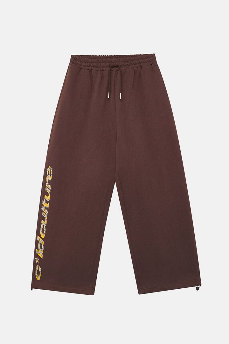 WILD SNAKE SWEATPANTS BROWN